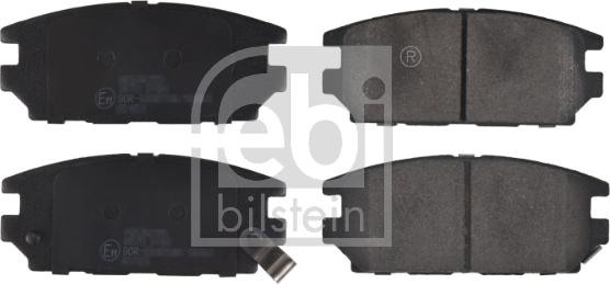 Febi Bilstein 16756 - Brake Pad Set, disc brake autospares.lv