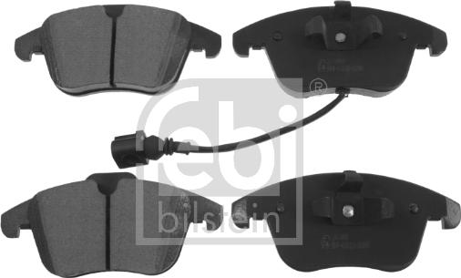 Febi Bilstein 16760 - Brake Pad Set, disc brake autospares.lv