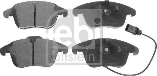 Febi Bilstein 16768 - Brake Pad Set, disc brake autospares.lv