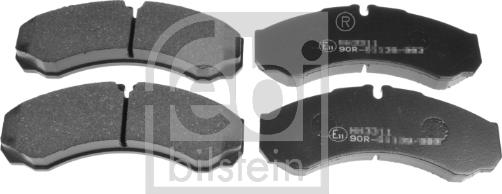 Febi Bilstein 16704 - Brake Pad Set, disc brake autospares.lv
