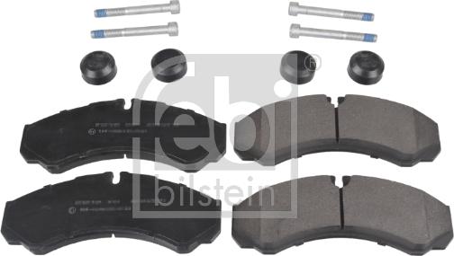 Febi Bilstein 16705 - Brake Pad Set, disc brake autospares.lv