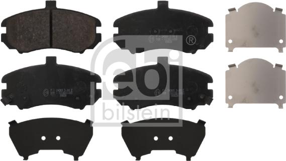 Febi Bilstein 16700 - Brake Pad Set, disc brake autospares.lv