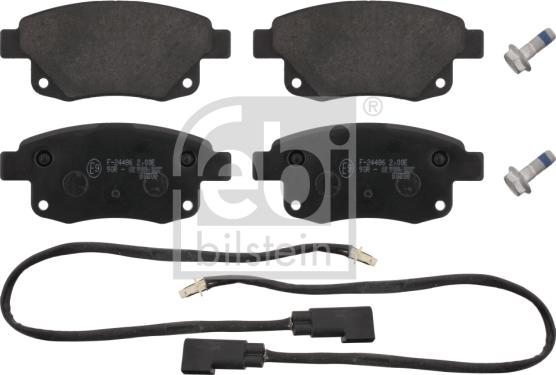 Febi Bilstein 16701 - Brake Pad Set, disc brake autospares.lv