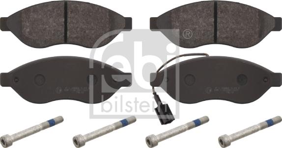 Febi Bilstein 16716 - Brake Pad Set, disc brake autospares.lv