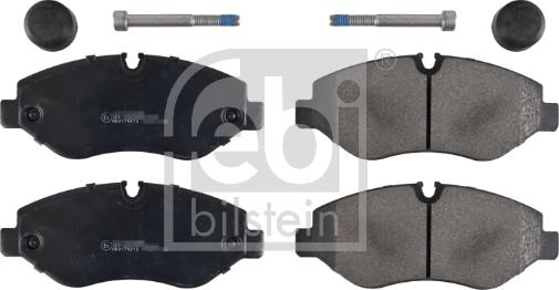 Febi Bilstein 16710 - Brake Pad Set, disc brake autospares.lv