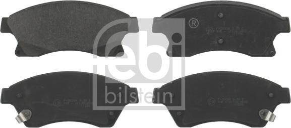 Febi Bilstein 16789 - Brake Pad Set, disc brake autospares.lv