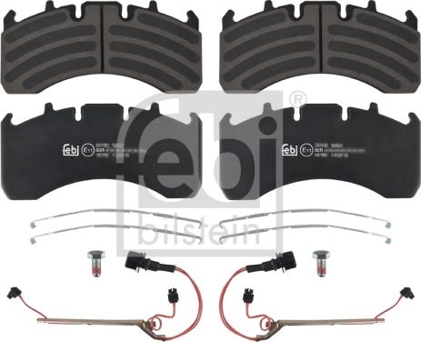 Febi Bilstein 16780 - Brake Pad Set, disc brake autospares.lv