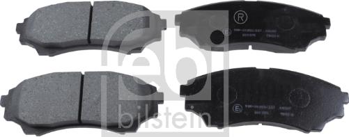 Febi Bilstein 16739 - Brake Pad Set, disc brake autospares.lv