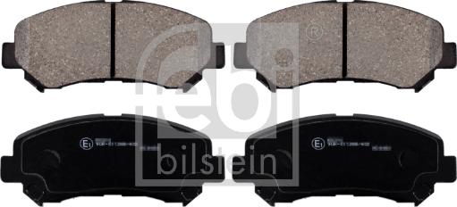 Febi Bilstein 16738 - Brake Pad Set, disc brake autospares.lv