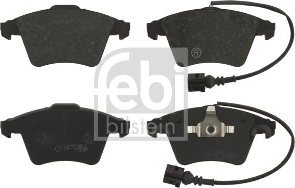 Febi Bilstein 16733 - Brake Pad Set, disc brake autospares.lv