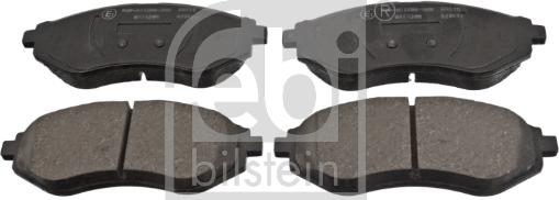 Febi Bilstein 16721 - Brake Pad Set, disc brake autospares.lv