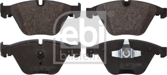 Febi Bilstein 16728 - Brake Pad Set, disc brake autospares.lv