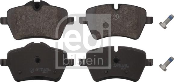 Febi Bilstein 16727 - Brake Pad Set, disc brake autospares.lv