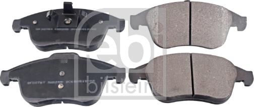 Febi Bilstein 16770 - Brake Pad Set, disc brake autospares.lv