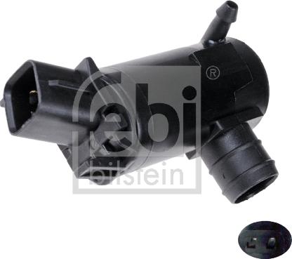 Febi Bilstein 109269 - Water Pump, window cleaning autospares.lv