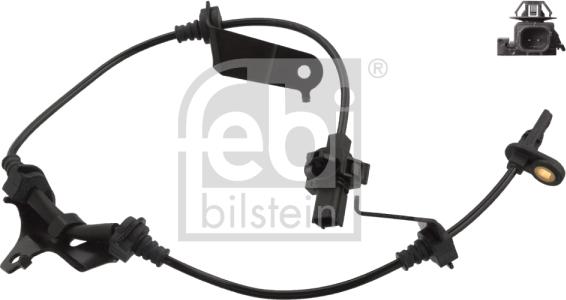 Febi Bilstein 106345 - Sensor, wheel speed autospares.lv