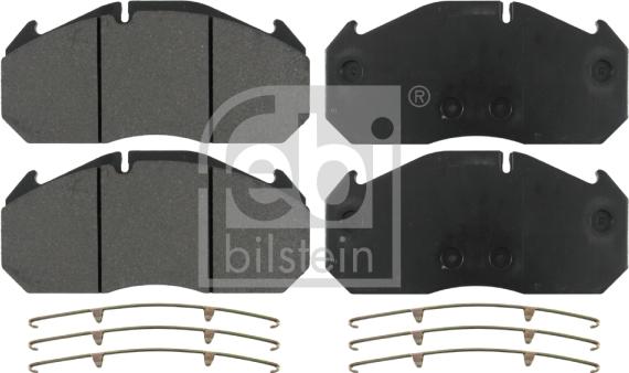 Febi Bilstein 10673 - Brake Pad Set, disc brake autospares.lv