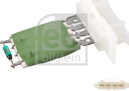 Febi Bilstein 108099 - Resistor, interior blower autospares.lv