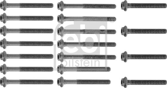 Febi Bilstein 10231 - Bolt Kit, cylinder head autospares.lv