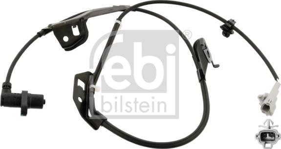 Febi Bilstein 107746 - Sensor, wheel speed autospares.lv