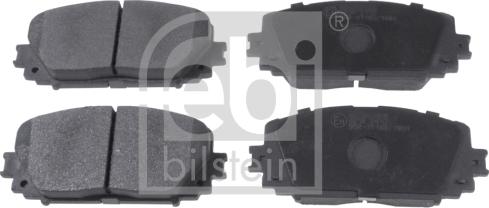 Febi Bilstein 116401 - Brake Pad Set, disc brake autospares.lv