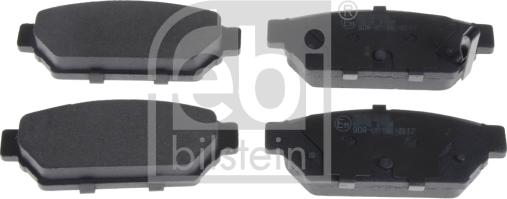 Febi Bilstein 116403 - Brake Pad Set, disc brake autospares.lv