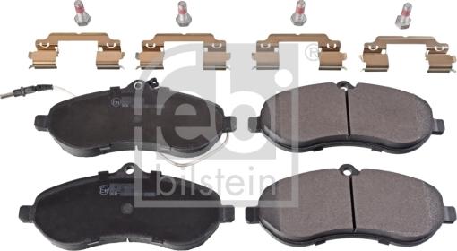 Febi Bilstein 116413 - Brake Pad Set, disc brake autospares.lv