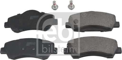 Febi Bilstein 116424 - Brake Pad Set, disc brake autospares.lv