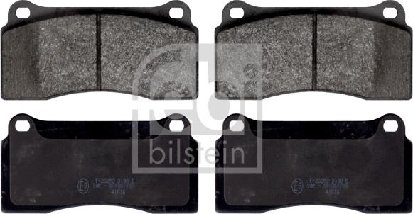 Febi Bilstein 116094 - Brake Pad Set, disc brake autospares.lv