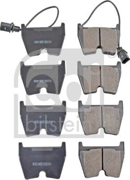 Febi Bilstein 116044 - Brake Pad Set, disc brake autospares.lv