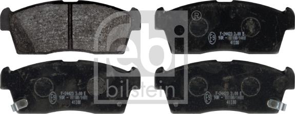 Febi Bilstein 116048 - Brake Pad Set, disc brake autospares.lv