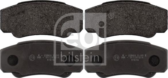 Febi Bilstein 116047 - Brake Pad Set, disc brake autospares.lv