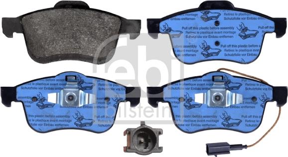 Febi Bilstein 116059 - Brake Pad Set, disc brake autospares.lv