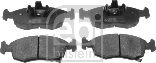 Febi Bilstein 116065 - Brake Pad Set, disc brake autospares.lv