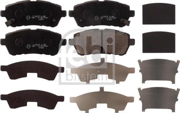 Febi Bilstein 116068 - Brake Pad Set, disc brake autospares.lv