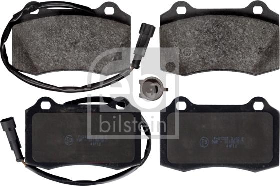 Febi Bilstein 116062 - Brake Pad Set, disc brake autospares.lv