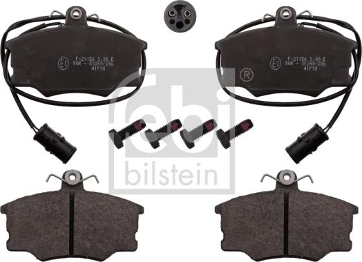 Febi Bilstein 116009 - Brake Pad Set, disc brake autospares.lv