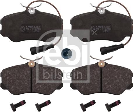 Febi Bilstein 116004 - Brake Pad Set, disc brake autospares.lv