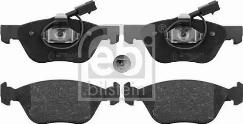 Febi Bilstein 116008 - Brake Pad Set, disc brake autospares.lv