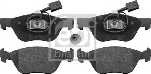 Febi Bilstein 116003 - Brake Pad Set, disc brake autospares.lv