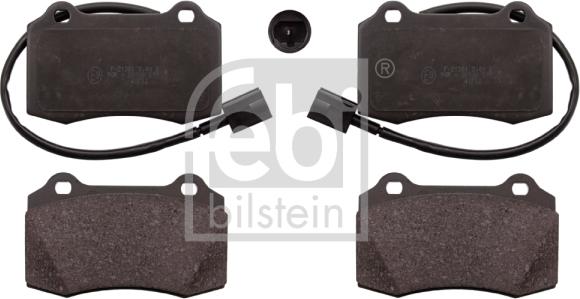 Febi Bilstein 116010 - Brake Pad Set, disc brake autospares.lv