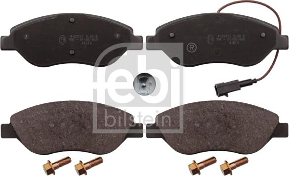 Febi Bilstein 116013 - Brake Pad Set, disc brake autospares.lv