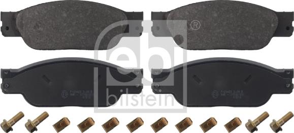 Febi Bilstein 116085 - Brake Pad Set, disc brake autospares.lv