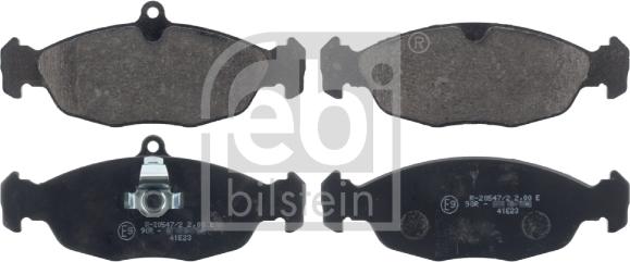 Febi Bilstein 116082 - Brake Pad Set, disc brake autospares.lv