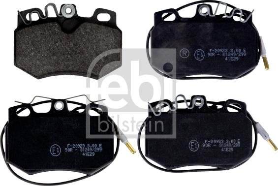 Febi Bilstein 116034 - Brake Pad Set, disc brake autospares.lv