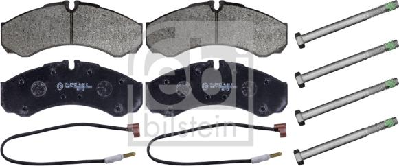 Febi Bilstein 116193 - Brake Pad Set, disc brake autospares.lv