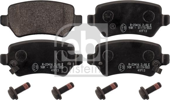 Febi Bilstein 116153 - Brake Pad Set, disc brake autospares.lv