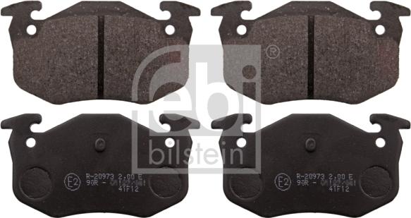 Febi Bilstein 116161 - Brake Pad Set, disc brake autospares.lv