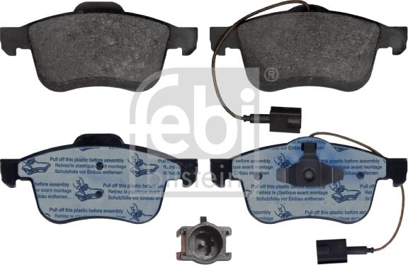 Febi Bilstein 116104 - Brake Pad Set, disc brake autospares.lv