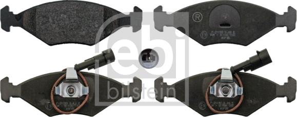 Febi Bilstein 116101 - Brake Pad Set, disc brake autospares.lv